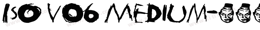 ISO v06 Medium字体转换